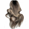 Ombre Hair Toppers Mixed Color Silk Top Hair Replacement for Women Thinning Hair 