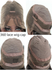 Ombre Full Lace Wig Wave Dark Root Blonde