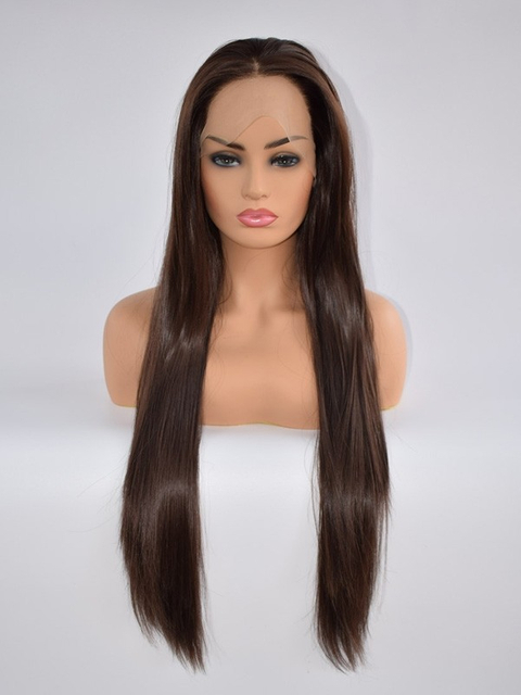 Wave Light Purple Artificial Hair Lace Front Wig