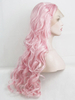 Cute Pink Color Synthetic Lace Front Wig Artificial Wig