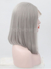 Gery And Green Synthetic Hair Lace Front Wig Free Shipping