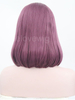 Bob Hair Blonde with Purple Synthetic Lace Front Wig