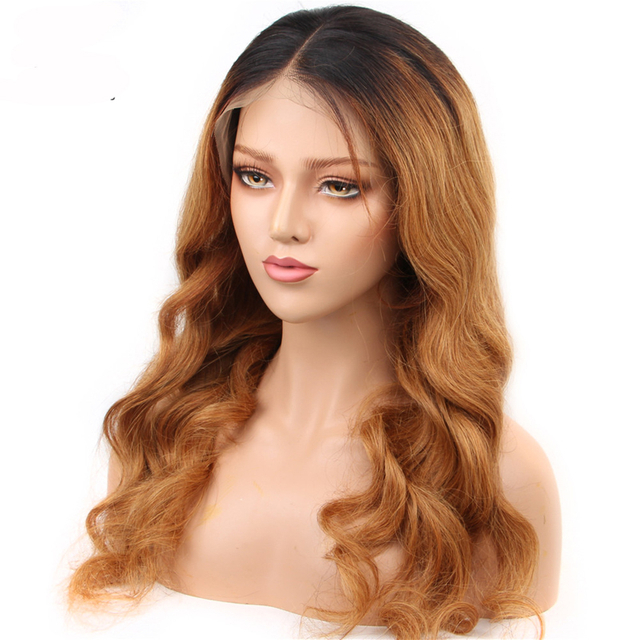 ombre honey blonde lace wig (4)