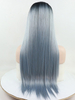Long Length Hairstyle Ombre Synthetic Lace Front Wig