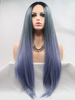 Trendy Lace Wig Synthetic Hair Ombre Straight