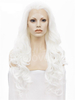 Pure White Lace Front Wigs Synthetic Lace Wig