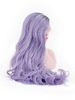 Three Ombre Synthetic Lace Front Wig Black Root Purple
