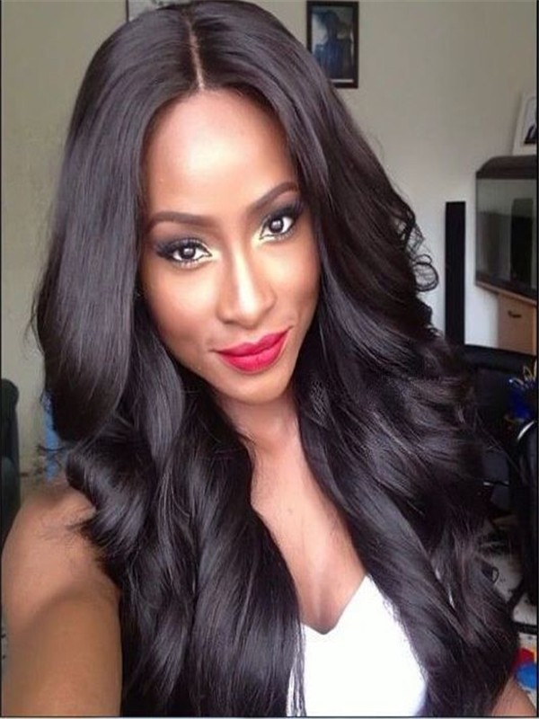 Loose Wavy 360 Full Lace Wig Indian Remy Hair