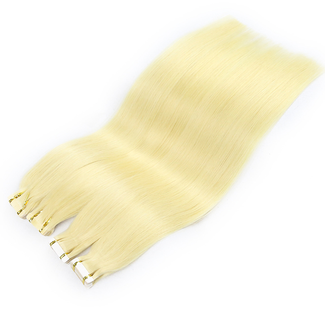 Virgin-Human-Hair-Tape-Extensions-European-Natural-Seamless-Skin-Weft-Blonde-Tape