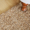 Natural Woven Jute Fabric Carpets Plus Size Woven Carpet