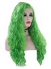 Summer Fresh Green Lace Front Wig Synthetic Hair Lace Wig
