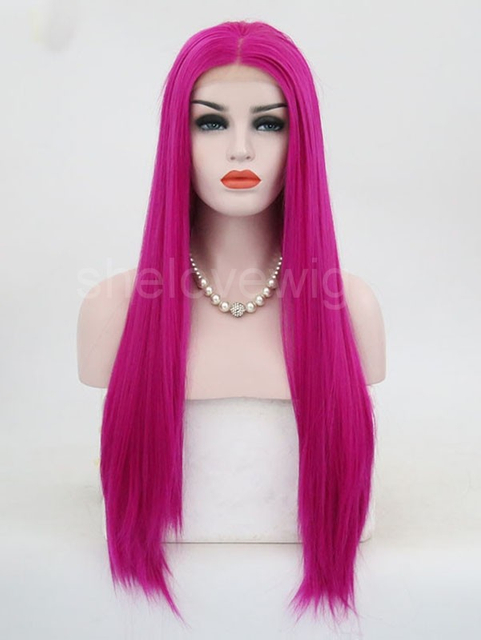 Mixed Color Synthetic Lace Front Wig Ombre Wave Hair