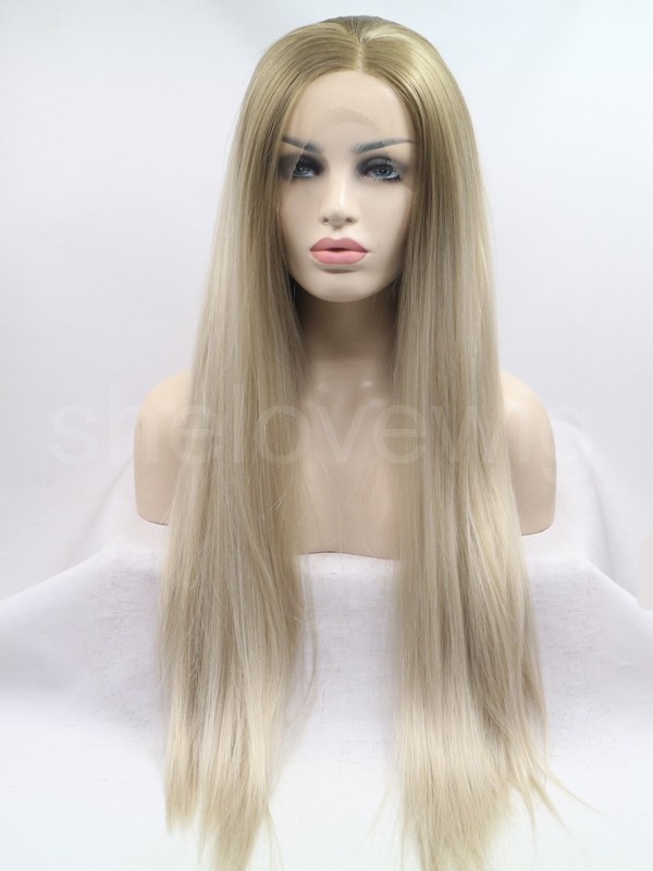 Silk Straight Quality Lace Front Wig Synthetic Hair