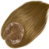 Top Quality Human Hair Topper Supplier Mono Base with Thin Skin Hair Topper with Clips
