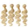 Body Wave Platinum Blonde Human Hair Bundles for White Women
