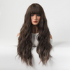 Machine Made Synthetic Wig Medium Brown Hair