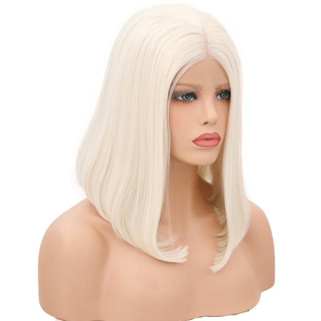Fashion Bob Hair Synthetic Lace Front Wig for Girl