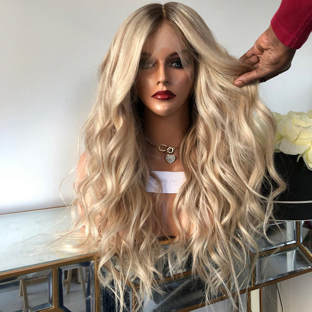 Top Quality Human Hair Lace Front Wigs Transparent Lace Balayage Hair Glueless Lace Wigs