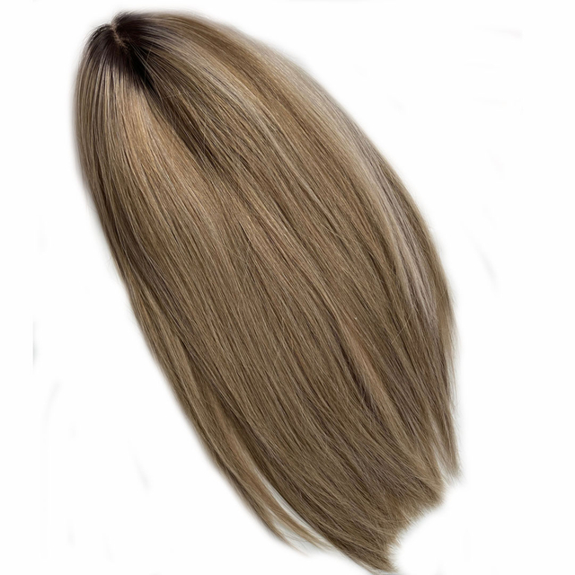 Silk Top Women Hair Toppers HD Lace Virgin Hair Toppers with Clips