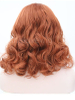 Blonde Pink Synthetic Lace Front Wig Ombre Wavy Short Hair