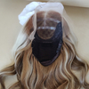 High Quality Balayage Color Hair Lace Front Wigs Deeply Bleach Knots Mixed Color