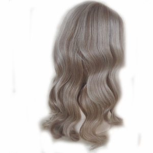 Mixed Color Ash Blonde Single Knots Virgin Hair Lace Wigs HD Lace Invisible Knots