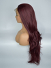 Light Purple Synthetic Lace Front Wig Wave Braid