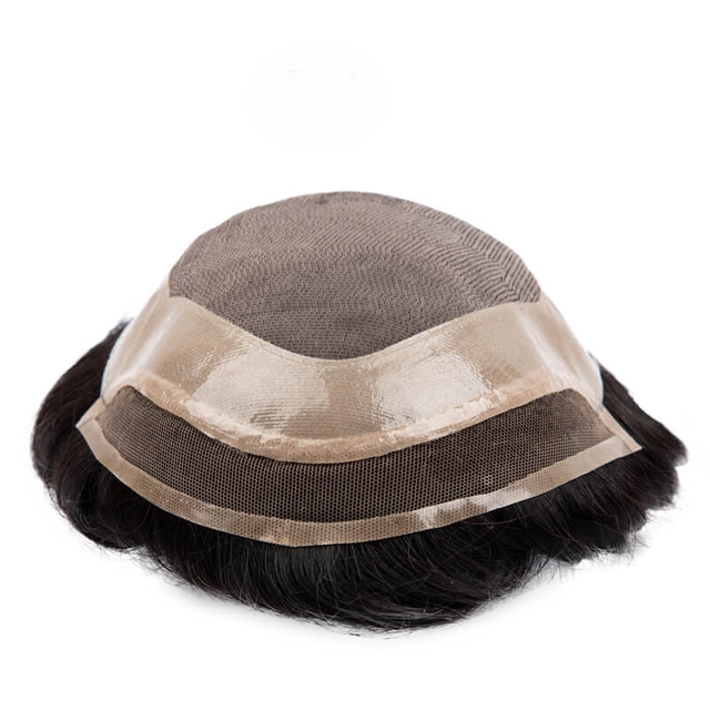 Toupee For Men Lace Front Mono Top Durable Male Hair Replacement Hair Pieces