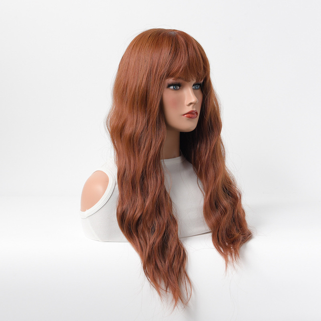 Ombre Black Root with Dark Blonde Aritificial Lace Front Wig